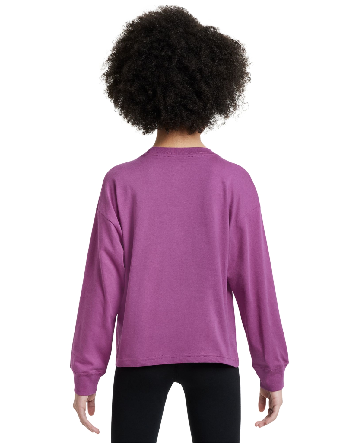 Nike Big Girls Sportswear Essential Long-Sleeve T-Shirt