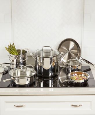Chef's Classic Stainless Steel 11 Piece Cookware Set