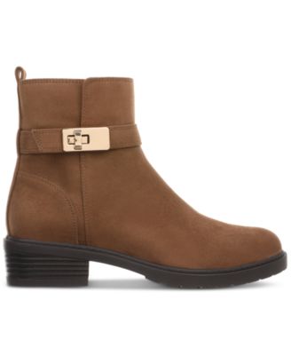 Women's Becca Memory Foam Buckled Booties, Created for Macy's