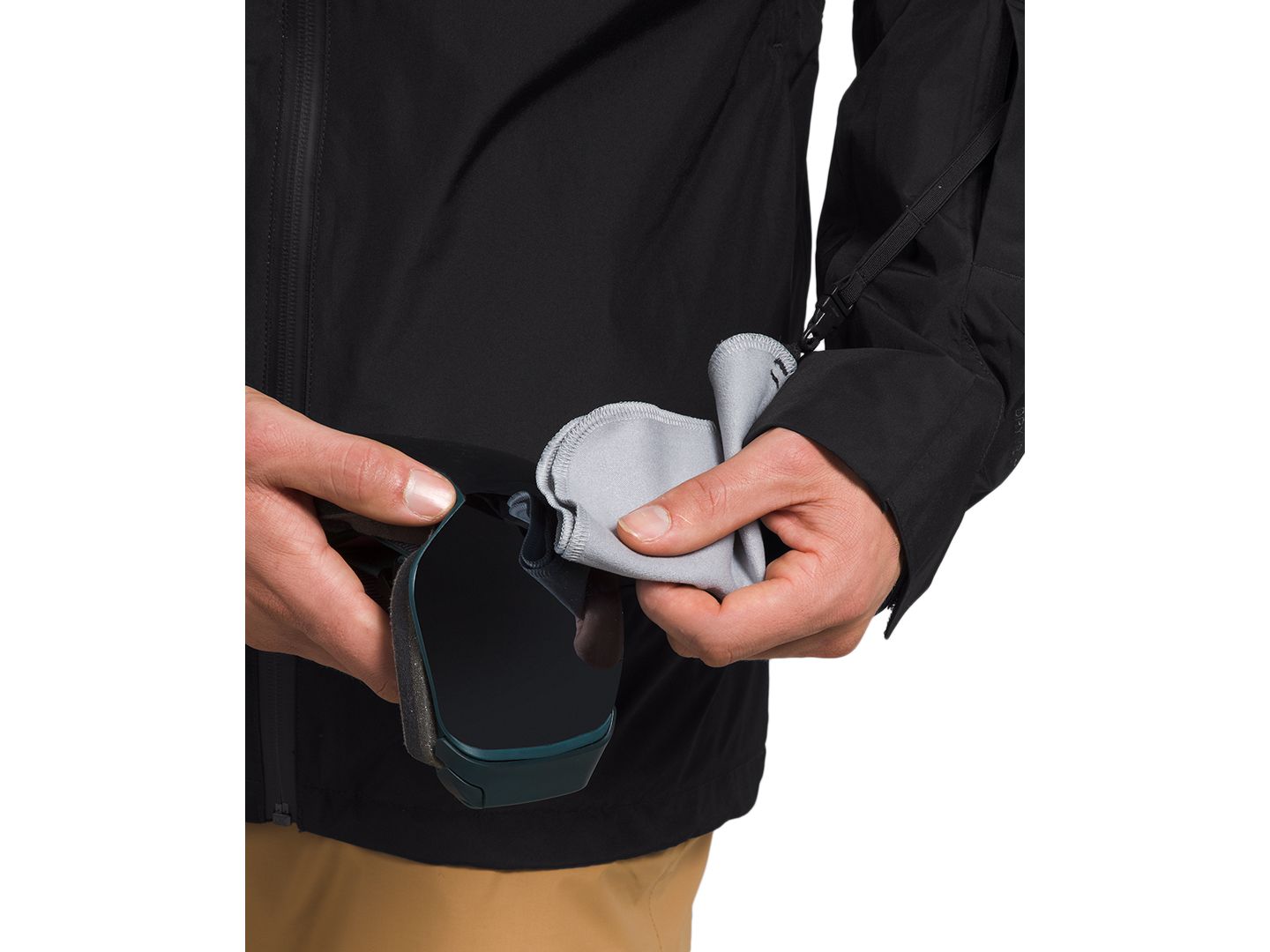Мужская куртка The North Face ThermoBall Eco Snow Triclimate, цвет: Чёрный — фото 4
