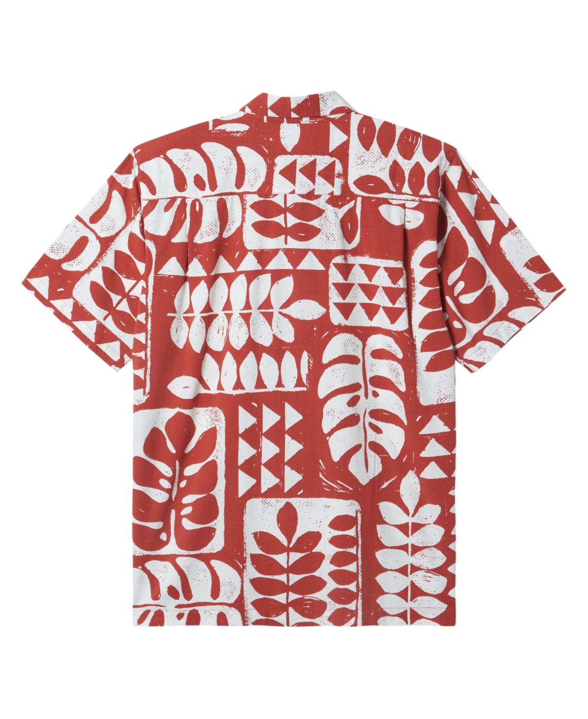 Quiksilver Waterman Men's Turtle Island Short Sleeve Shirt In Tandori Spice Print 4