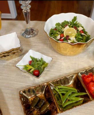 Gold-Silver Tone Coast Deep Bowl