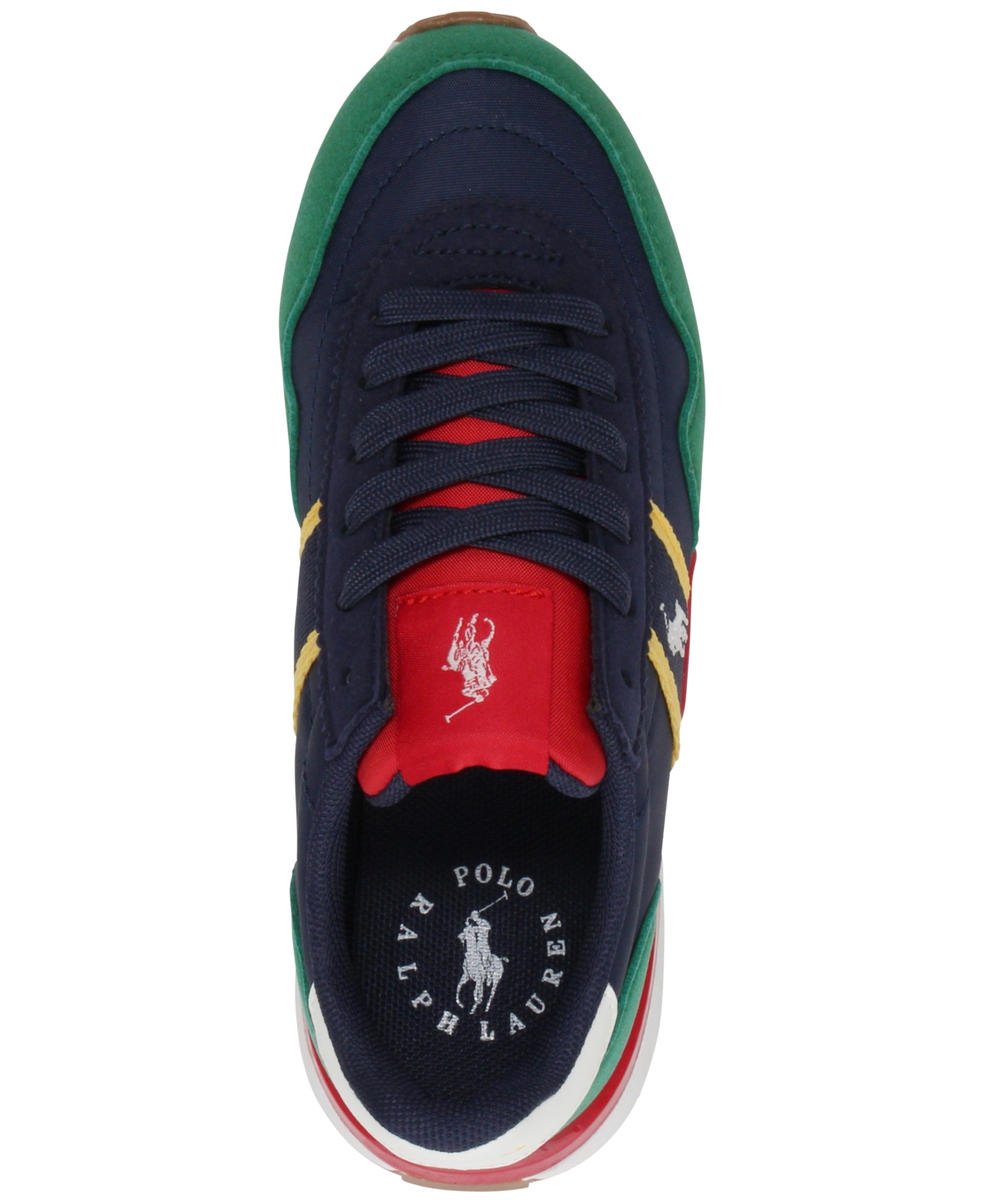 Polo Ralph Lauren Big Kids Train 89 Sport Casual Sneakers from Finish Line -Green