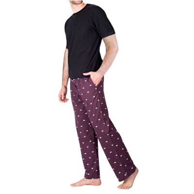 Men's Short Sleeve Knit Pajama Set