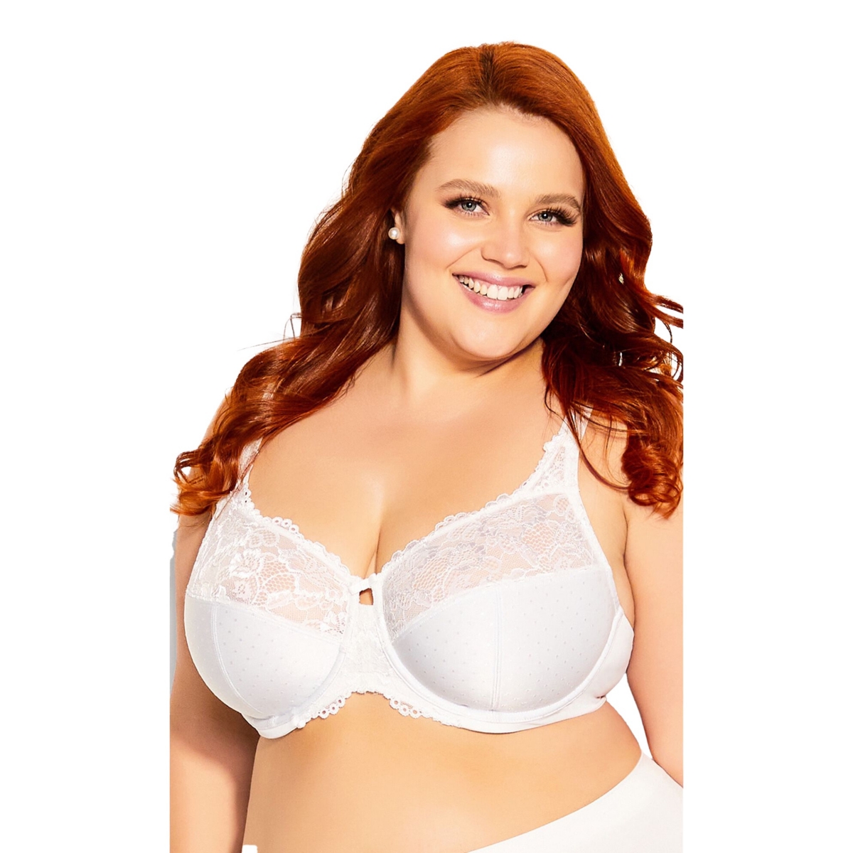 Avenue Plus Size Lace Underwire Bra