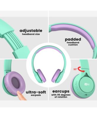 KidJamz KJ45BT Safe Listening Bluetooth Wireless Headphones for Kids