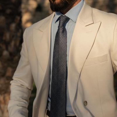 Men's Ravenna - Silk Jacquard Tie for Men