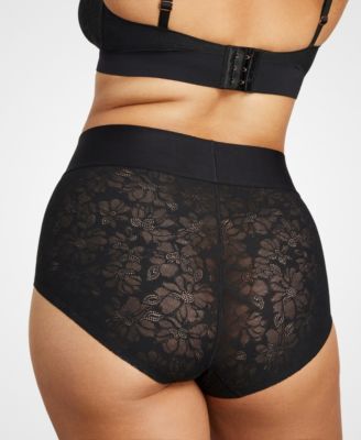 Women's Everyday Stretch Full Coverage Soft Lace Boy Brief