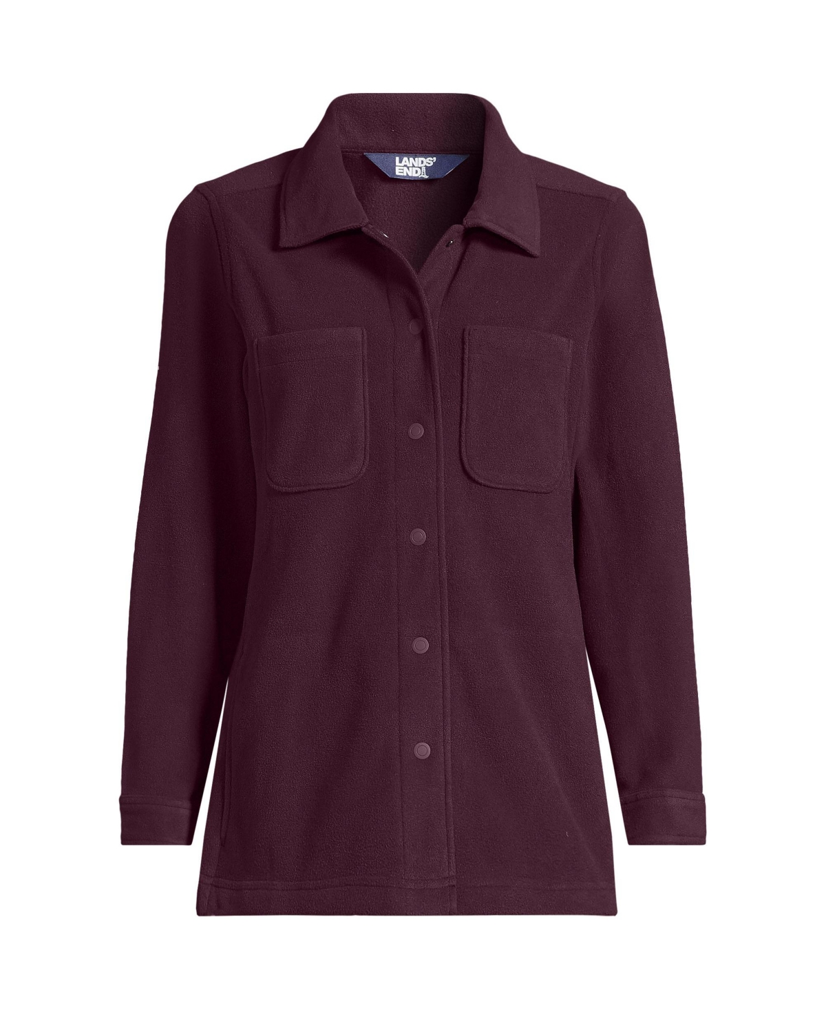 Lands' End Women's Petite Anyweather Fleece Shirt Jacket