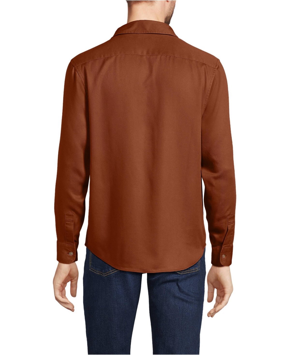 Lands' End Men's Relaxed Twill Shirt