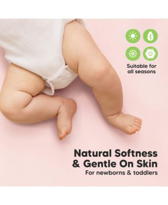 2pk Soothe Waterproof Fitted Crib Sheets for Girl, Boy, 100% Soft Cotton Crib Mattress Protector Sheet