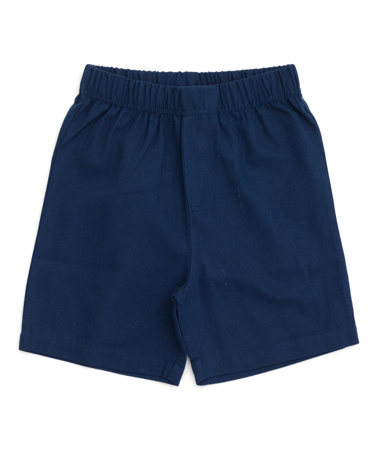 Disney Boys Polo Shirt and Twill Shorts Outfit Set to (2T - 10-12) - gray / navy