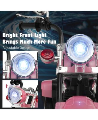 3 Wheel Kids Ride On Motorcycle 6V Battery Powered Electric Toy