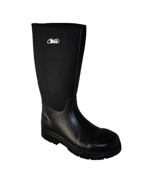 Мужские ботинки Tecs 16" Cement Rubber Boot Steel Toe Black, цвет: Чёрный