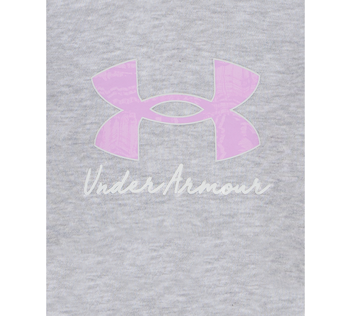 Under Armour Toddler & Little Girls Waves 2-Pc. Fleece Hoodie & 4-Way Stretch Joggers Set - Lt/pas Gry