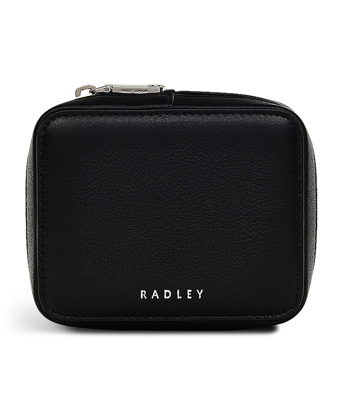 Commute Street Zip Around Jewelry Pouch - Black