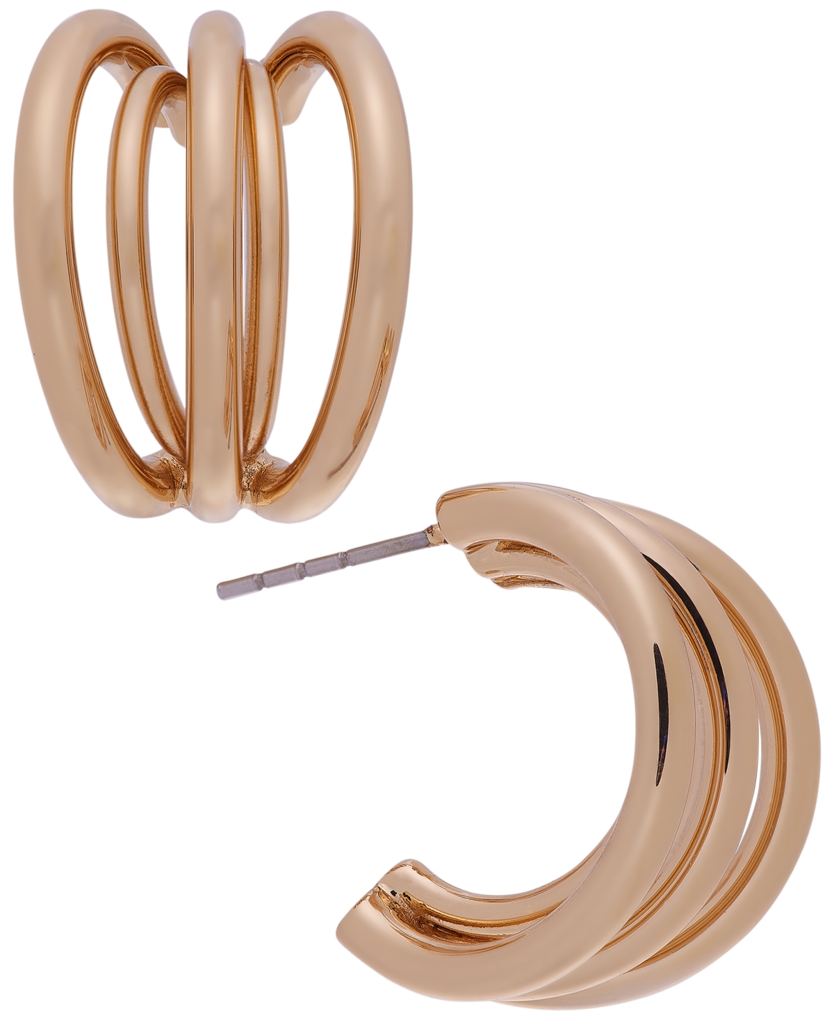 ON 34TH SMALL MULTI-SPLIT C-HOOP EARRINGS, 0.78", CREATED FOR MACY'S 