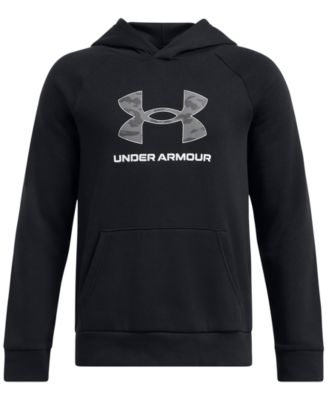 Under Armour - Big Boys Rival Fleece Logo-Print Hoodie