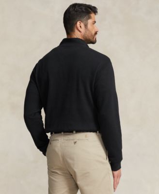 Men's Big & Tall Estate-Rib Quarter-Zip Pullover Sweater