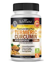 Turmeric Curcumin with BioPerine 1500mg - Natural Joint Support with 95% Standardized Curcuminoids & Black Pepper Extract for Ultra High Absorption & Potency - Non GMO - Gluten Free - 90 Capsules