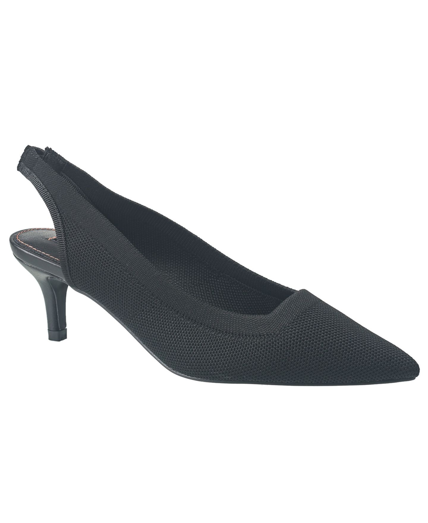 Женские туфли French Connection Viva Slingback Kitten Heel, цвет: Чёрный — фото 1