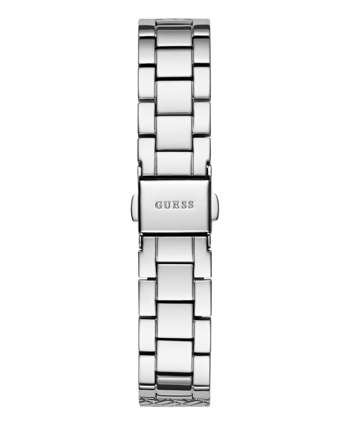Guess Women's Analog Silver Tone Steel Watch 32mm In Silver