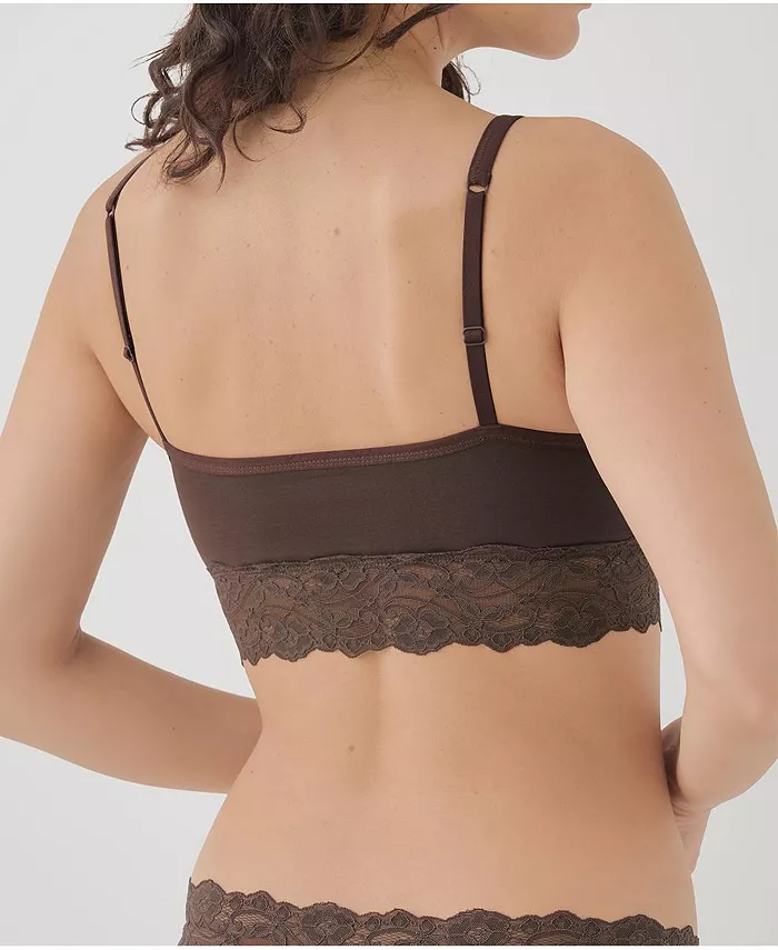 Women's Lace Smooth Cup Bralette - thumbnail 8
