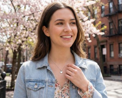 Bling Jewelry Blue Crystal Accent Dangle Heart Shape Bead Charm Sterling Silver Fits European Bracelet