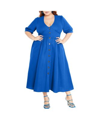 Plus Size Sunset Stroll Dress