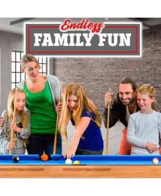 48" 5-in-1 Foldable Multi-Function Game Table with Foosball, Pool, Bowling, Shuffleboard, and Ping Pong