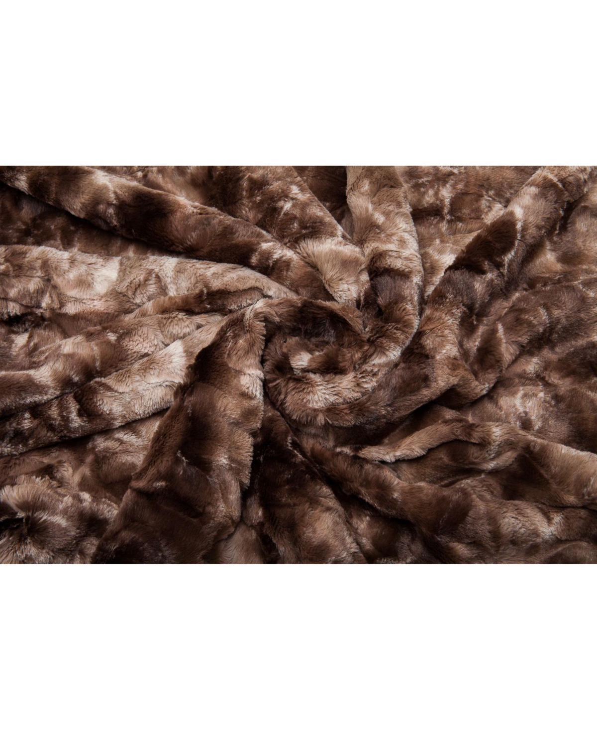 Chanasya Premium Wolf Faux Fur Throw Blanket - Soft, Fuzzy Sherpa & Minky Throw Blanket - For Bed or Couch - 60