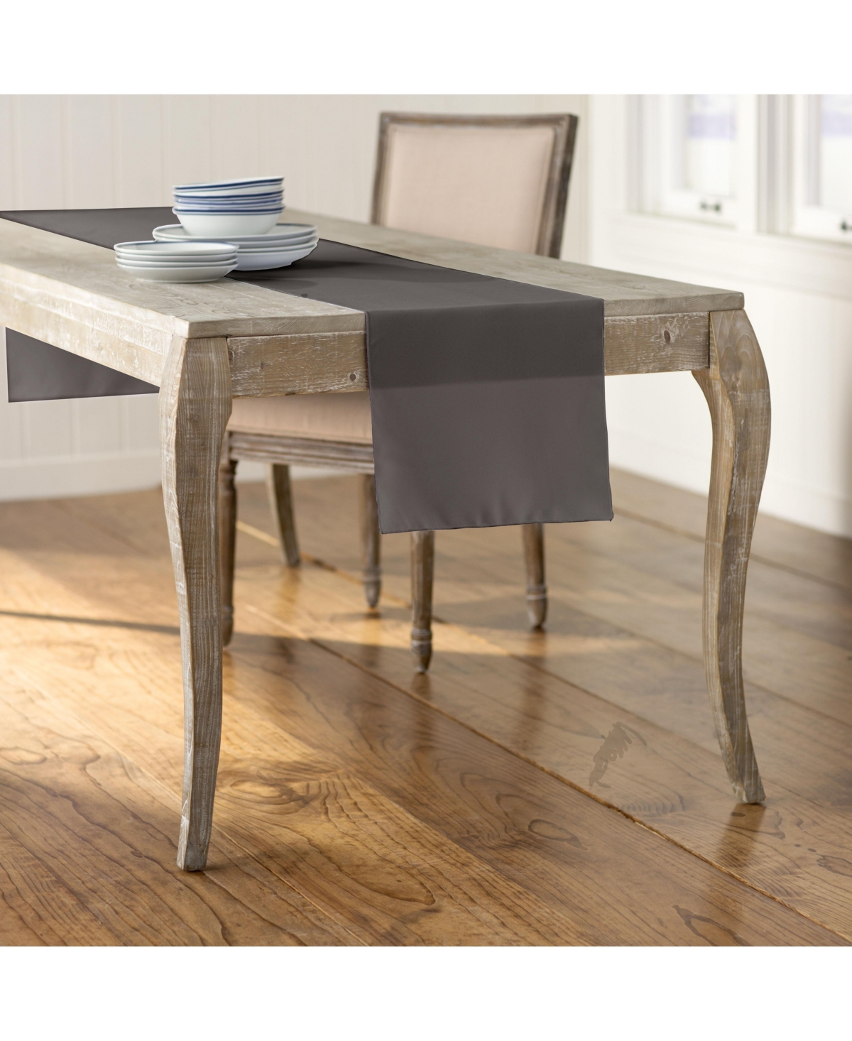 Slickblue Polyester Poplin Table Runner, 14x108-Inch Elegant and Durable Table Decoration