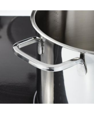 DiNA Helix Recycled 18/10 Stainless Steel 8" Stockpot 3.2qt., Glass Lid
