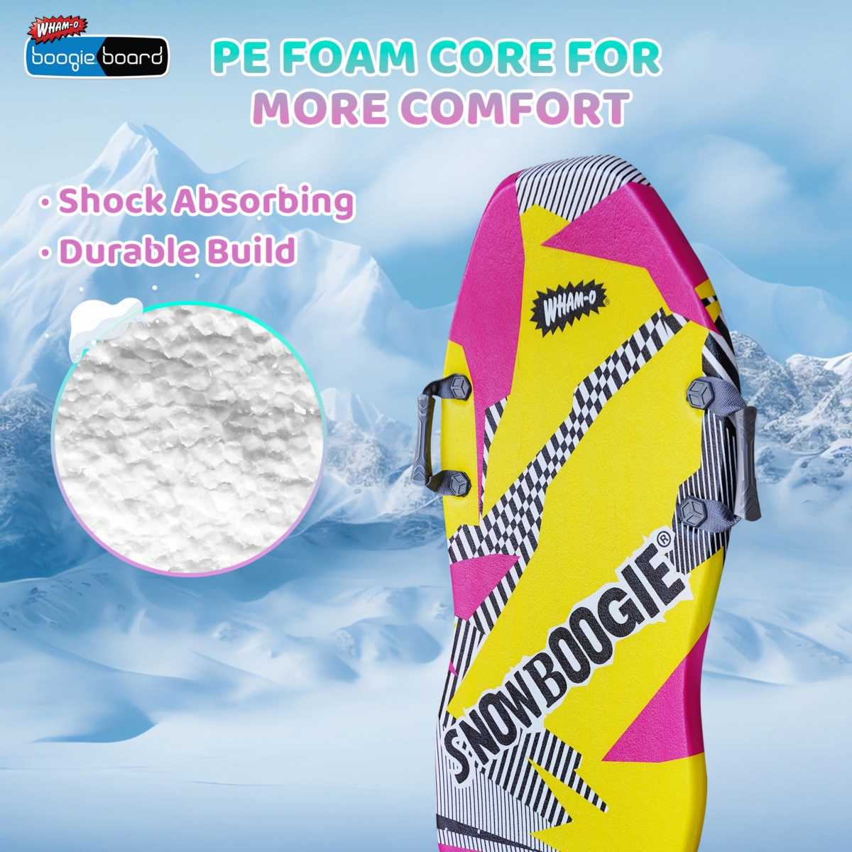 Air Thunder 40", Single Rider Snow Sled with Side Handles