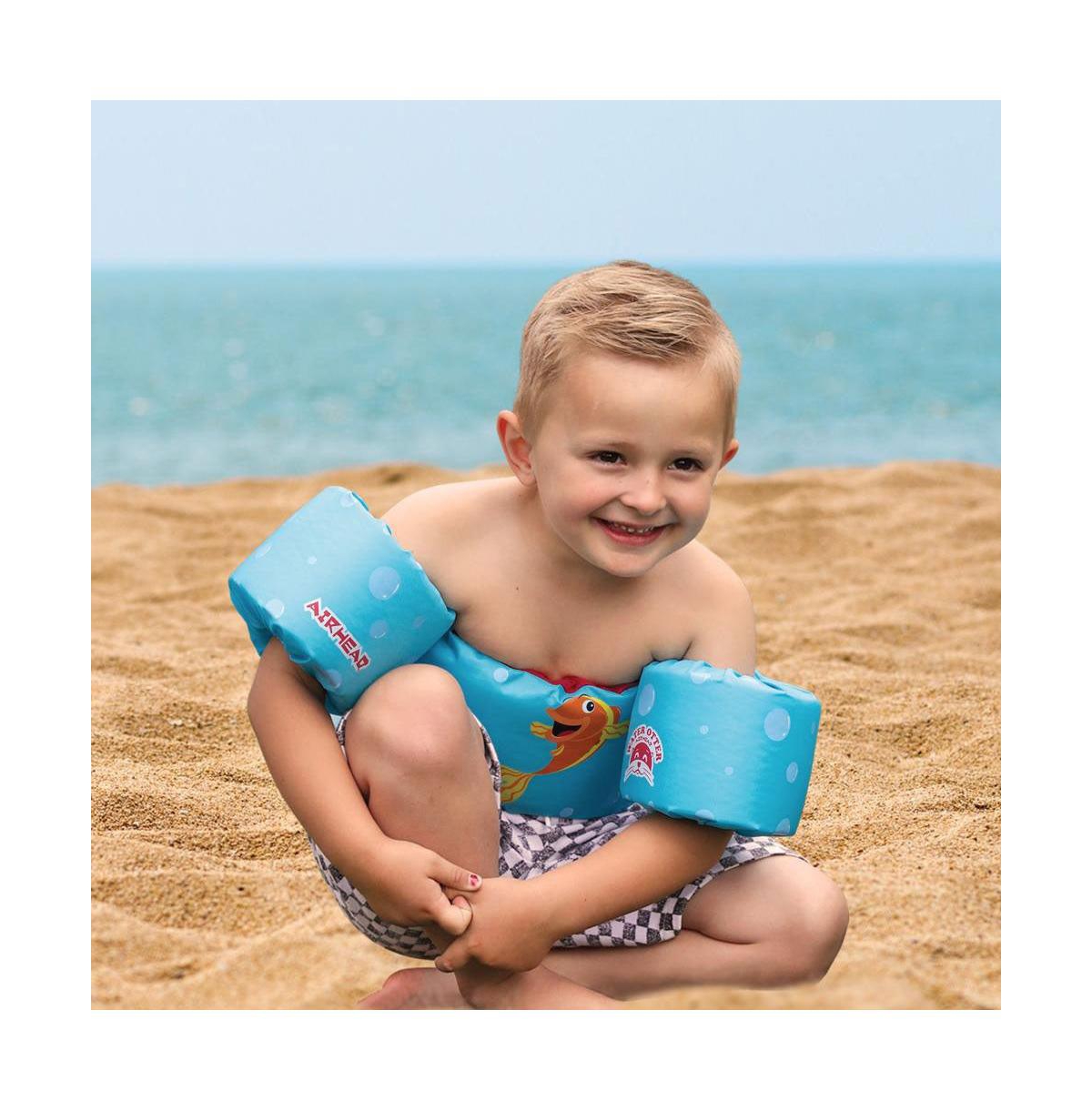 Airhead Water Otter Elite Kids Child Life Jacket Vest with Arm Bands, Treasure