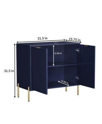 2-Door Accent Cabinet Storage Cabinet