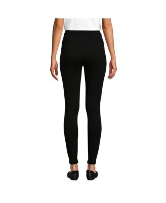 Women's Petite High Rise Ponte Polished Leggings
