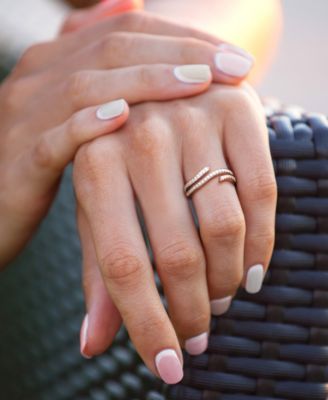 Moissanite Wrap Statement Ring (1/2 ct. t.w.) in Sterling Silver