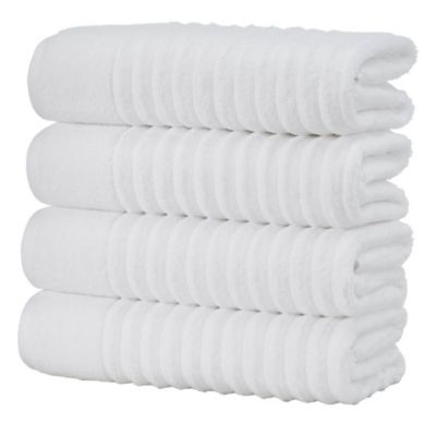 Luxury 100% Combed Cotton 4-Pack Bath Towel Set