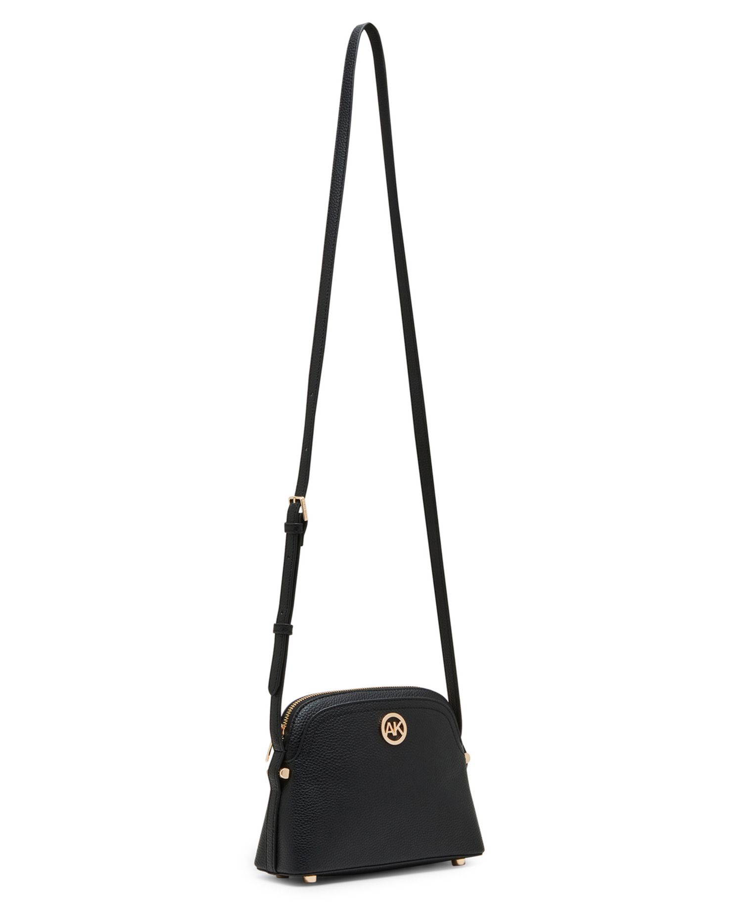 Dome Zip Top Detachable Card Case Crossbody Bag