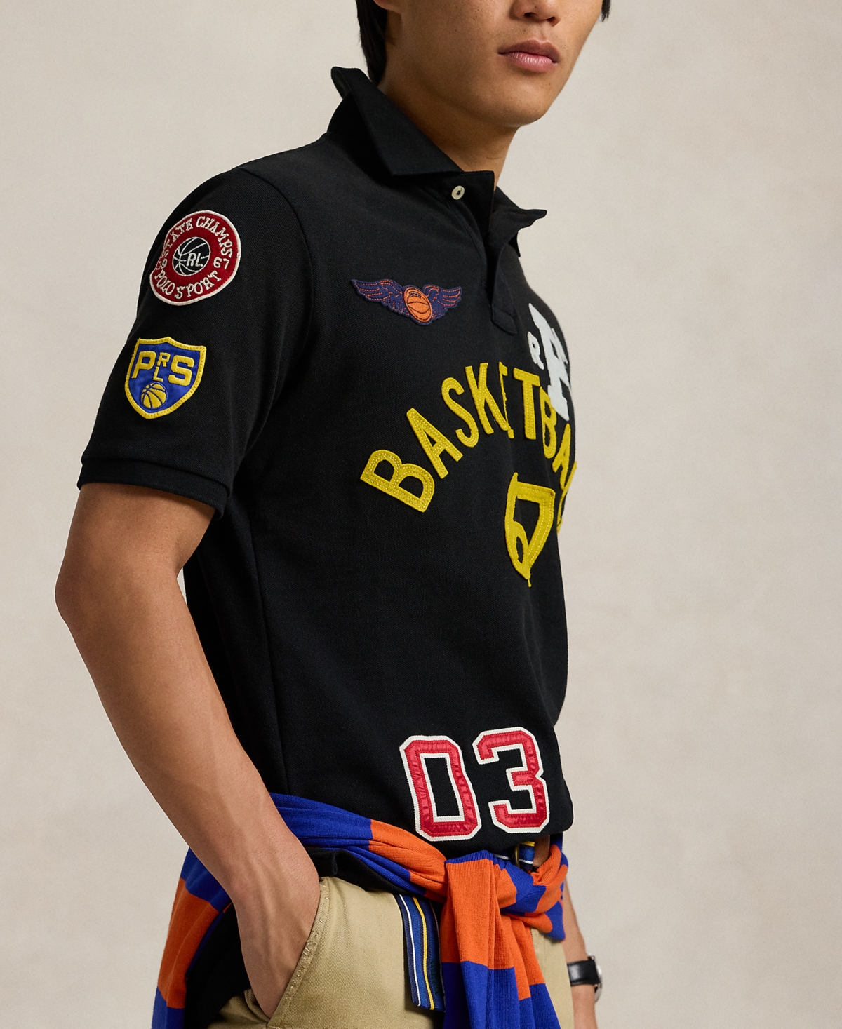 Polo Ralph Lauren Men's Classic-Fit Basketball Mesh Polo Shirt