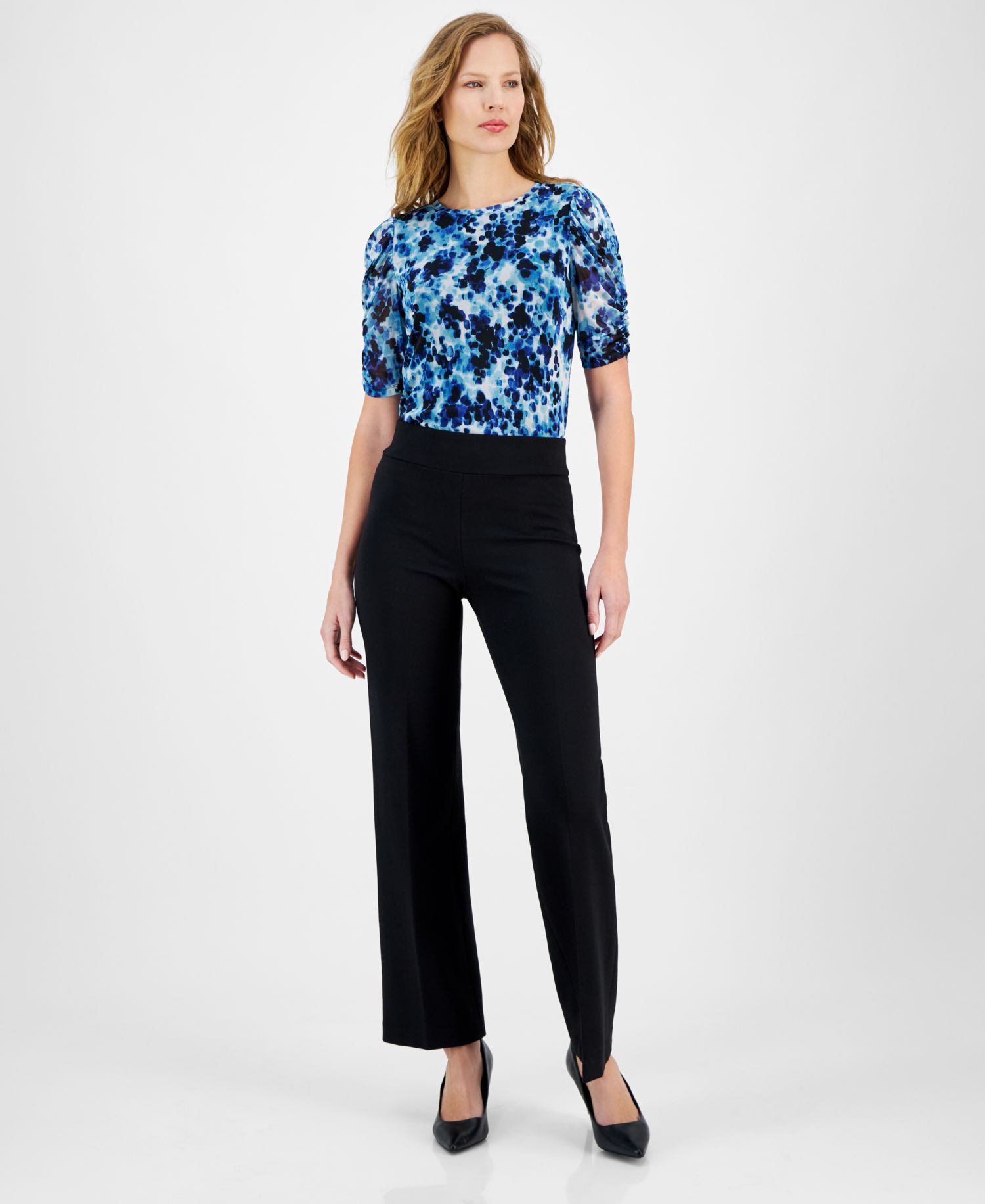 Women's Pull-On Wide-Leg Pants