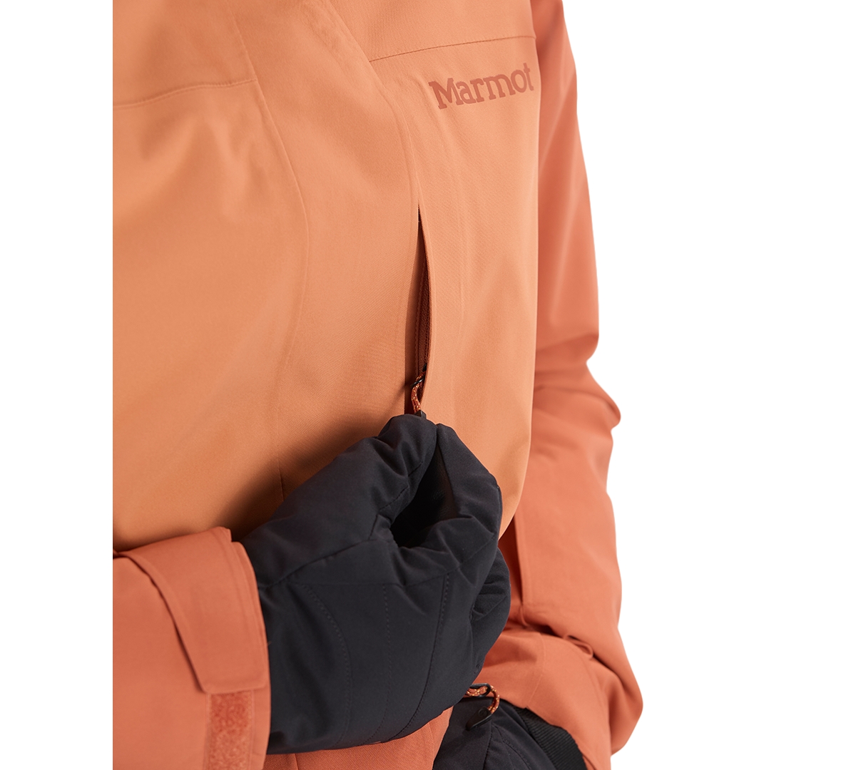 Marmot Women's Insulated Refuge Ski Jacket In Sunburn,auburn