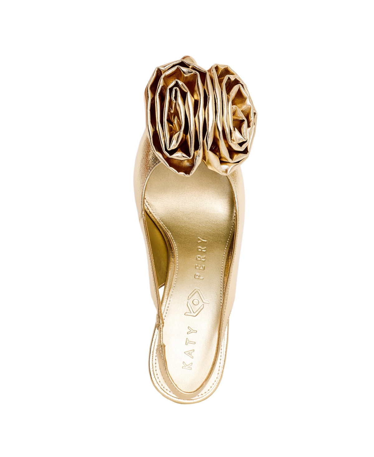 Shop Katy Perry Women's Laterr High Flower Heels In Silver