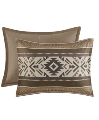 Mariposa Stripe Herringbone 5-Pc. Comforter Set, King/California King