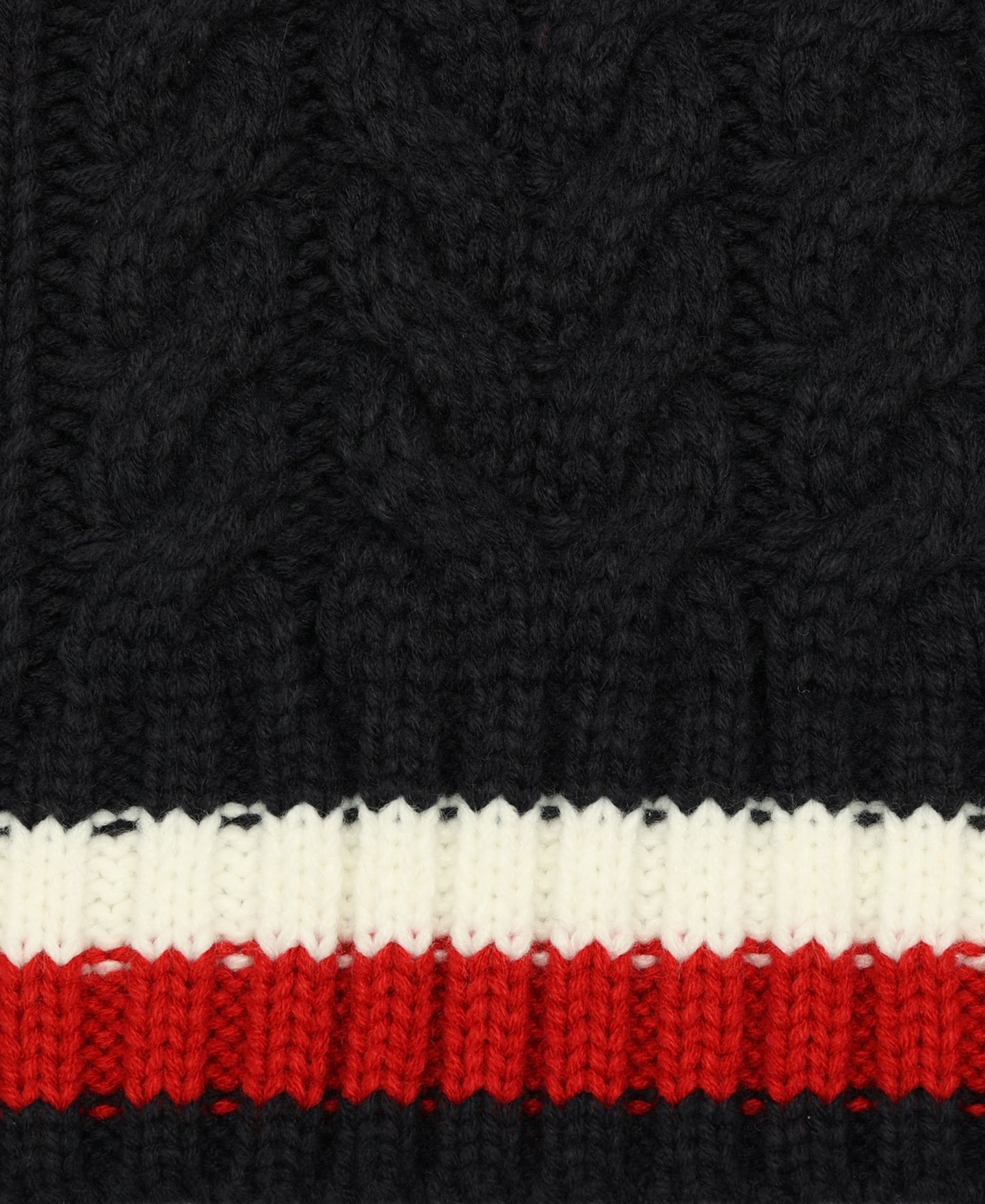 Мужской шарф Tommy Hilfiger Cable Knit Global Stripe, цвет: Пустынный небесно-голубой — фото 4