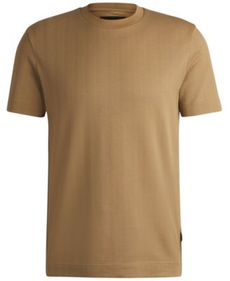 Men's Herringbone Regular-Fit T-Shirt