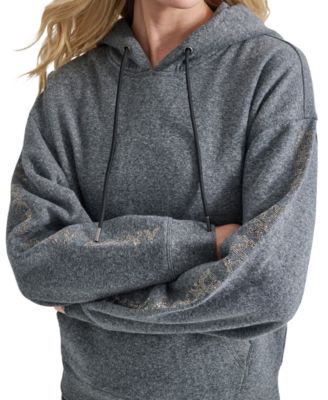 Women's Rhinestone Logo Fleece Hoodie