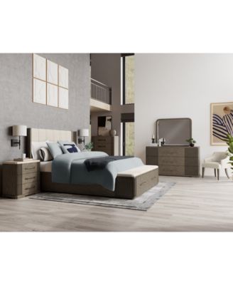 Frandlyn 3-Pc. Queen Bedroom Set (Storage Bed, Dresser & Stone Top Nightstand)