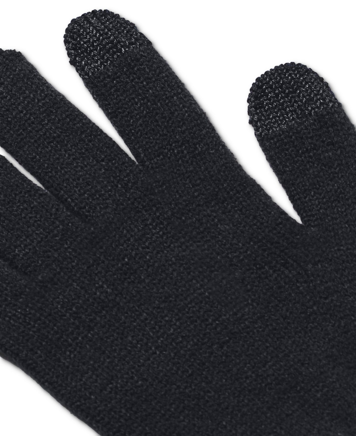 Мужские перчатки Under Armour Halftime Tech Touch Gloves, цвет: 003 Чёрный — фото 3